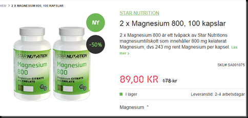 star nutrition magnesium 800